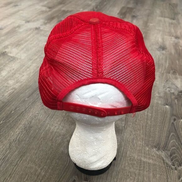 Vintage Kansas City Chiefs Patch NFL Mesh Trucker Baseball Snapback Hat Cap Read - Picture 5 of 9